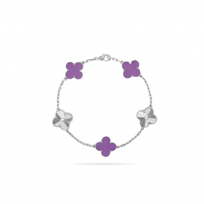 VAN CLEEF ARPELS FOUR LEAF CLOVER BRACELETS 